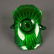 Fenton Glass Green Carnival Glass Handled Bowl - 3