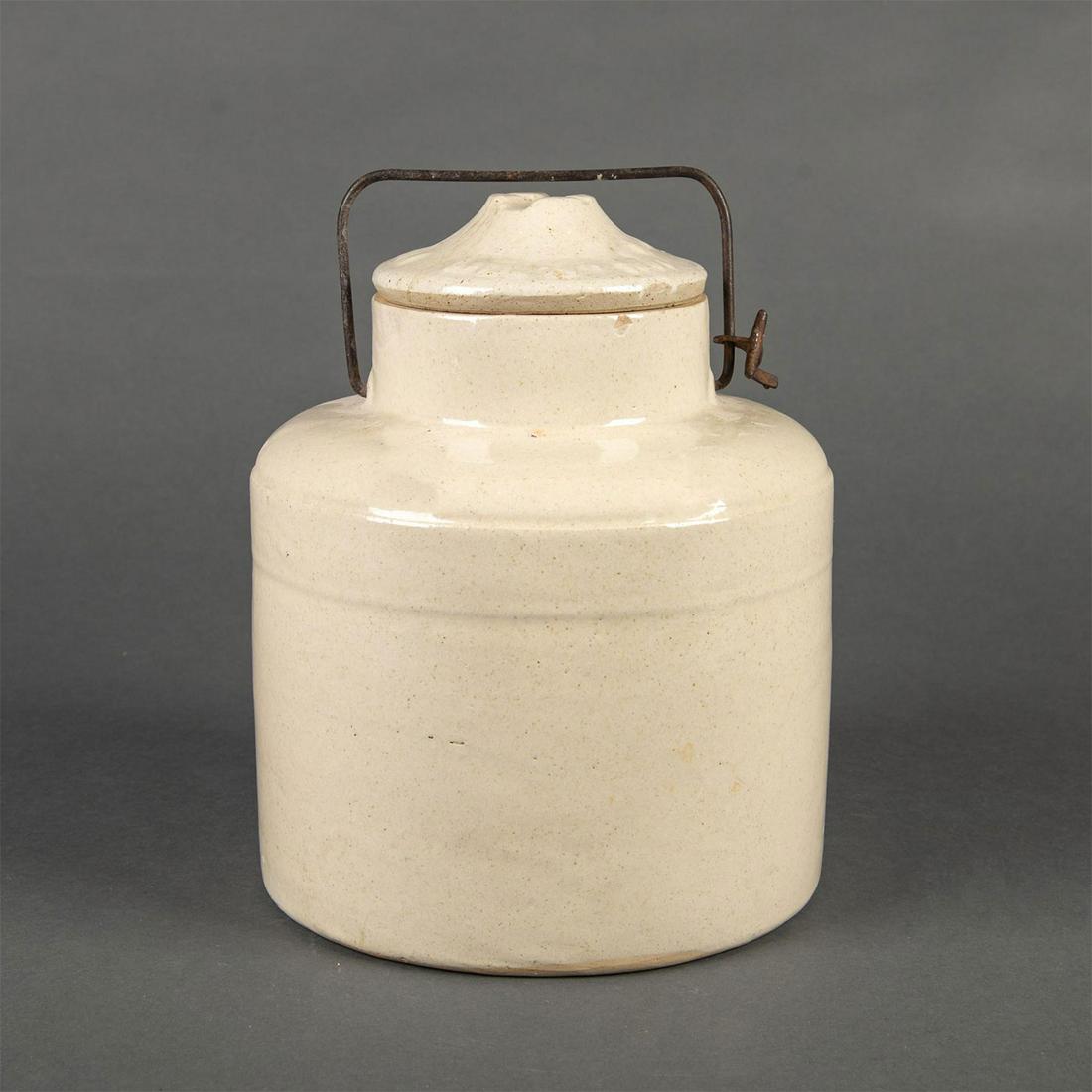 Weir Stoneware Large Canning Jar with Bail Handle Lid (1 of 3)