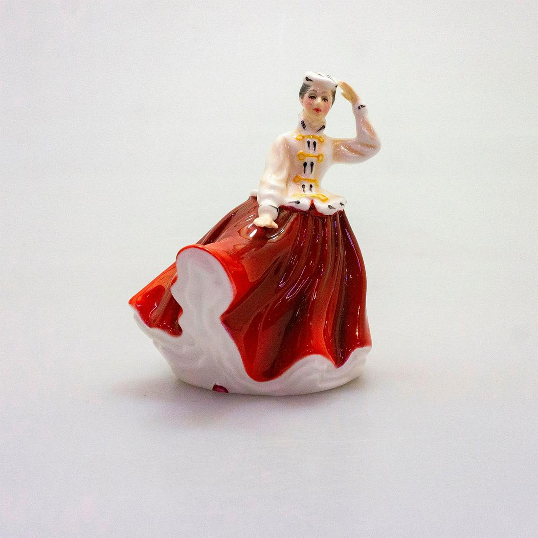 Gail HN3321 - Mini - Royal Doulton Figurine: Miniature Ladies Series. Doulton backstamp. Artist: Peter Gee Issued: 1992 - 1997 Dimensions: 3.75"H Manufacturer: Royal Doulton Country of Origin: England
