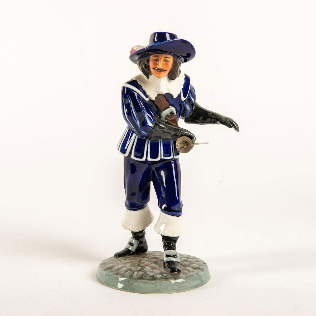 Royal Doulton Figurine, Aramis HN4415: Doulton Classics; Three Musketeers Series. Ltd. edition figure. Hand made; hand decorated. Doulton backstamp. Artist: Adrian Hughes Issued: 2001 Dimensions: 9.25"H Edition Number: 41 of 950 Manufactur