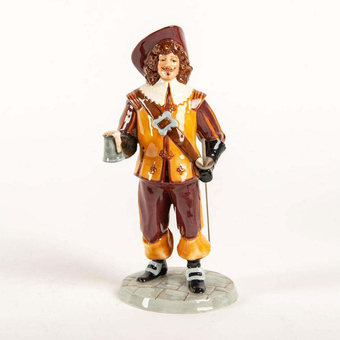 Royal Doulton Figurine, Porthos HN4416: Doulton Classics; Three Musketeers Series. Limited edition figure. Doulton backstamp. Artist: Adrian Hughes Issued: 2001 Dimensions: 10"H Edition Number: 39 of 950 Manufacturer: Royal Doulton Country 