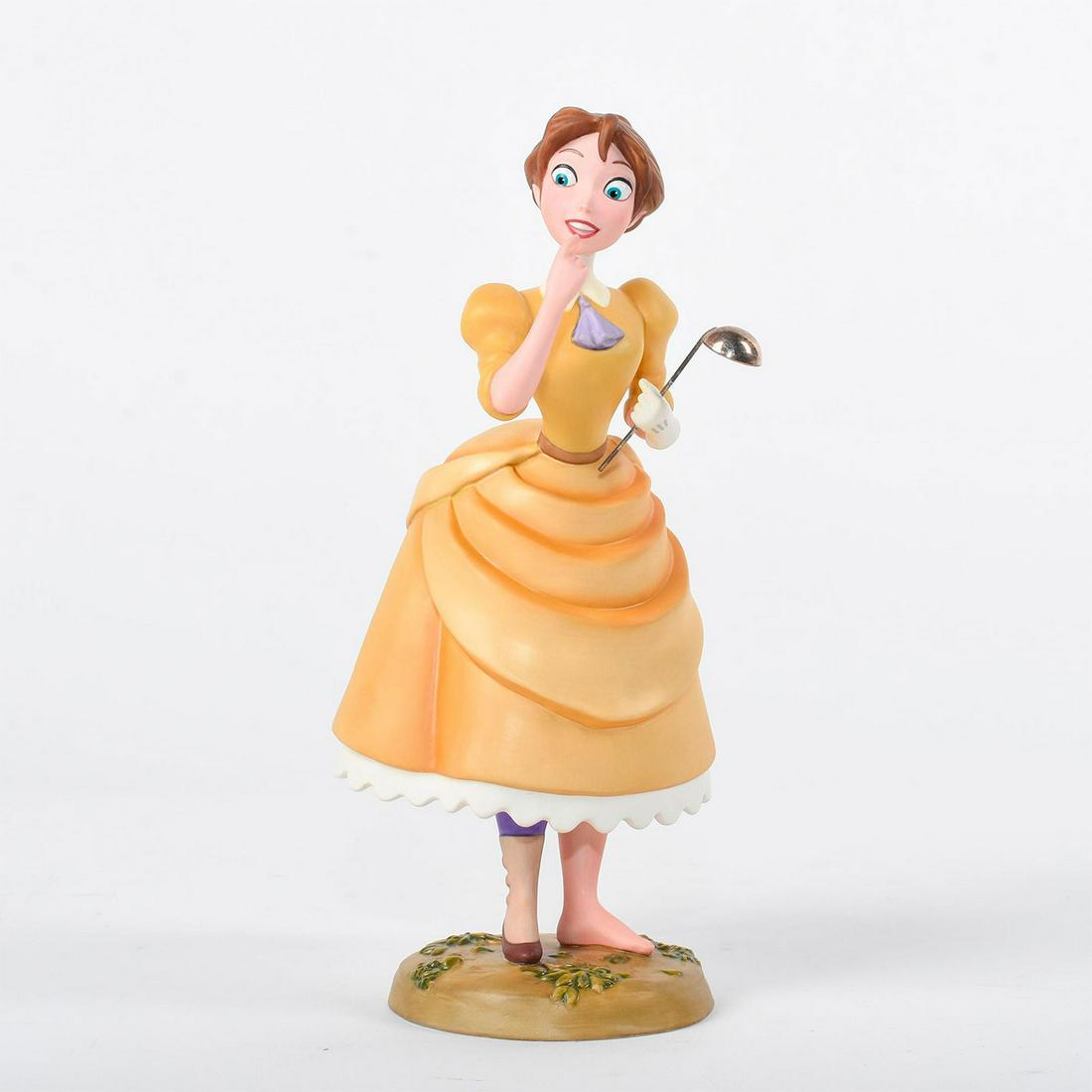 Disney Classics Collection Figurine, Ms Jane Porter,: Miss Jane Porter from the Tarzan story stands with a ladle in her left hand. In the film Tarzan, Jane's left boot gets stolen by baboons. #disney #tarzan