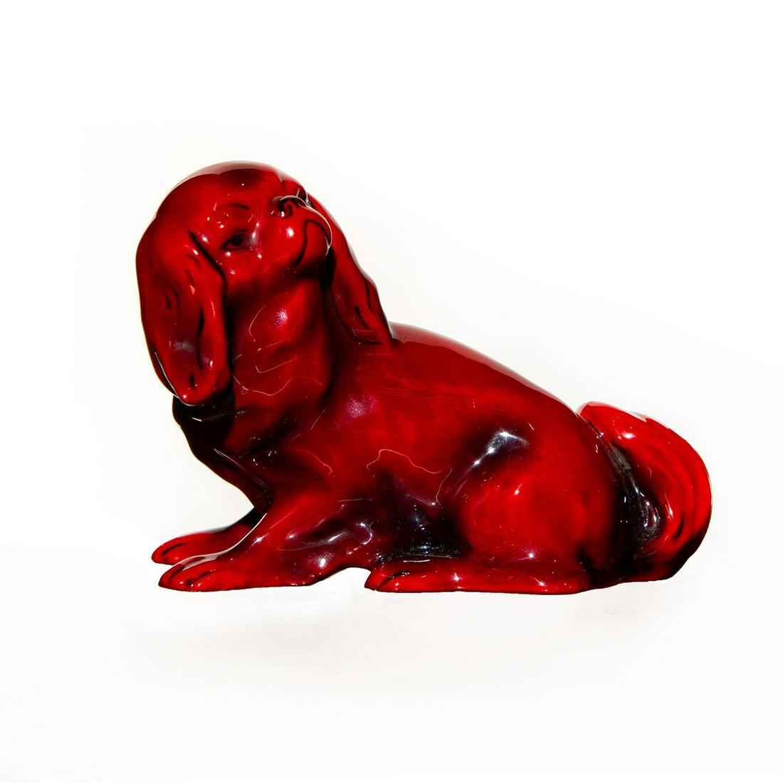 Doulton Flambe Dog Figure, Cavalier King Charles (1 of 4)