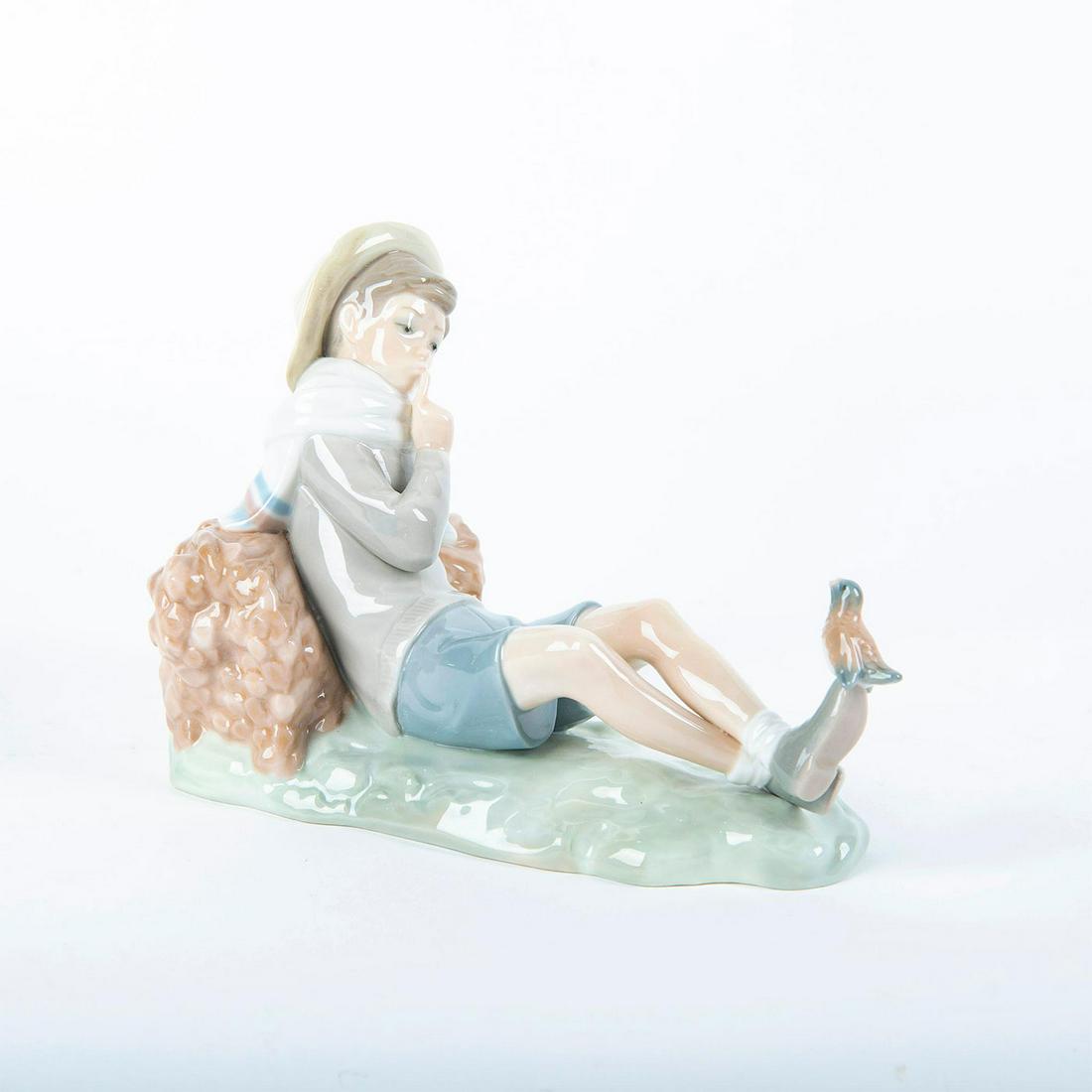Lladro Porcelain Figurine, Shepherd With Bird 01004730 (1 of 3)