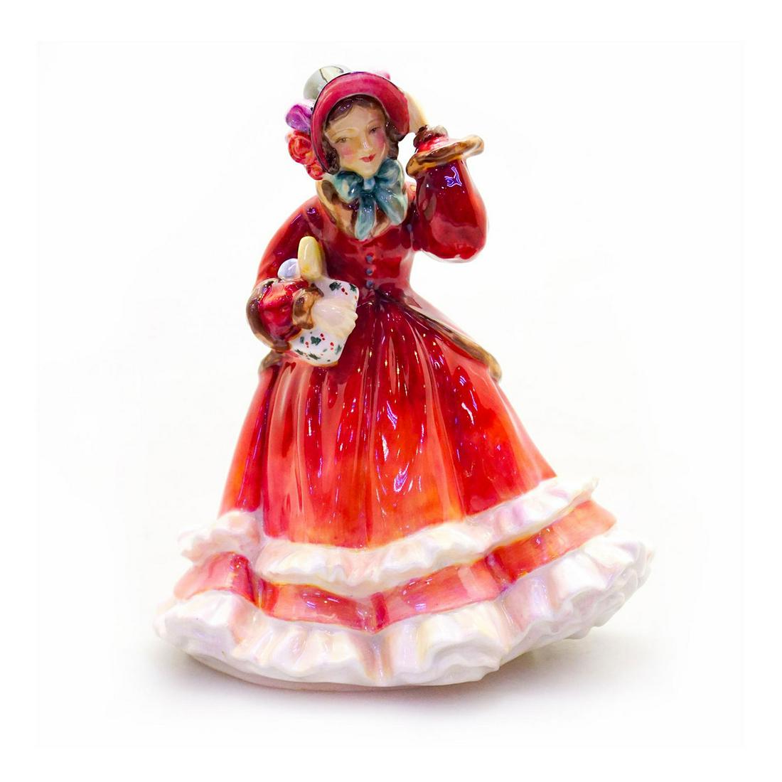 Christmas Time HN2110 - Royal Doulton Figurine: Doulton backstamp. Christmas Holiday Classics. Artist: Peggy Davies Issued: 1953 - 1967 Dimensions: 6.5"H Manufacturer: Royal Doulton Country of Origin: England