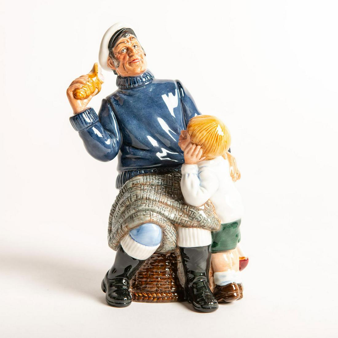 Royal Doulton Figurine, Song of the Sea HN2729: Part of the Sea Characters series. Royal Doulton backstamp. Artist: William K. Harper Issued: 1983 - 1991 Dimensions: 7.25"H Manufacturer: Royal Doulton Country of Origin: England