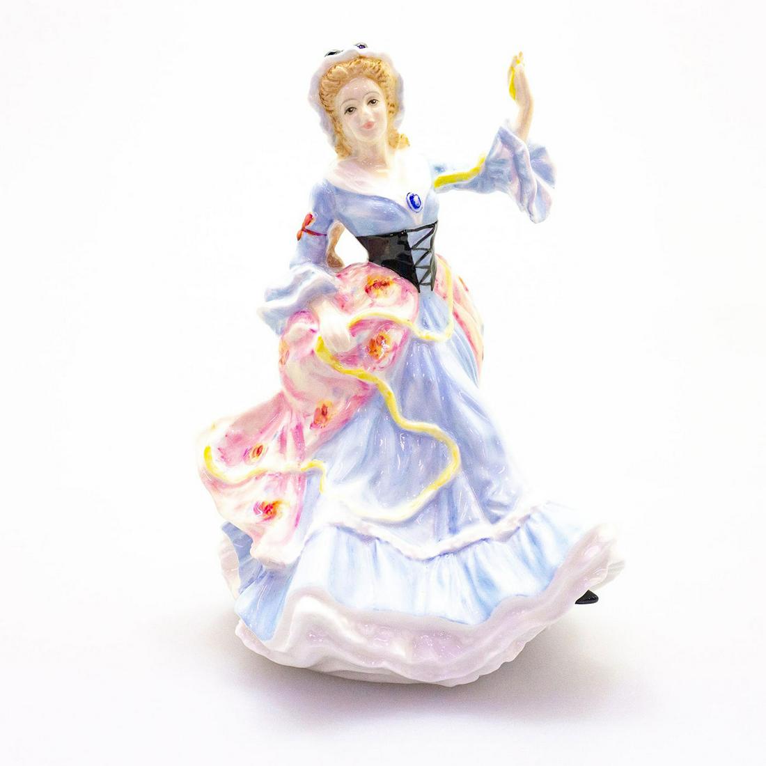 England HN3627 - Royal Doulton Figurine: Royal Doulton backstamp. Modeler Nada Pedley captures alluring and demure poses in this series for Royal Doulton each figure representing a country in the British Isles. The four figures in this colle