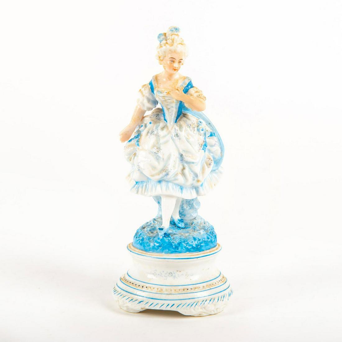 Porcelain Miniature Figurine, Victorian Girl (1 of 4)