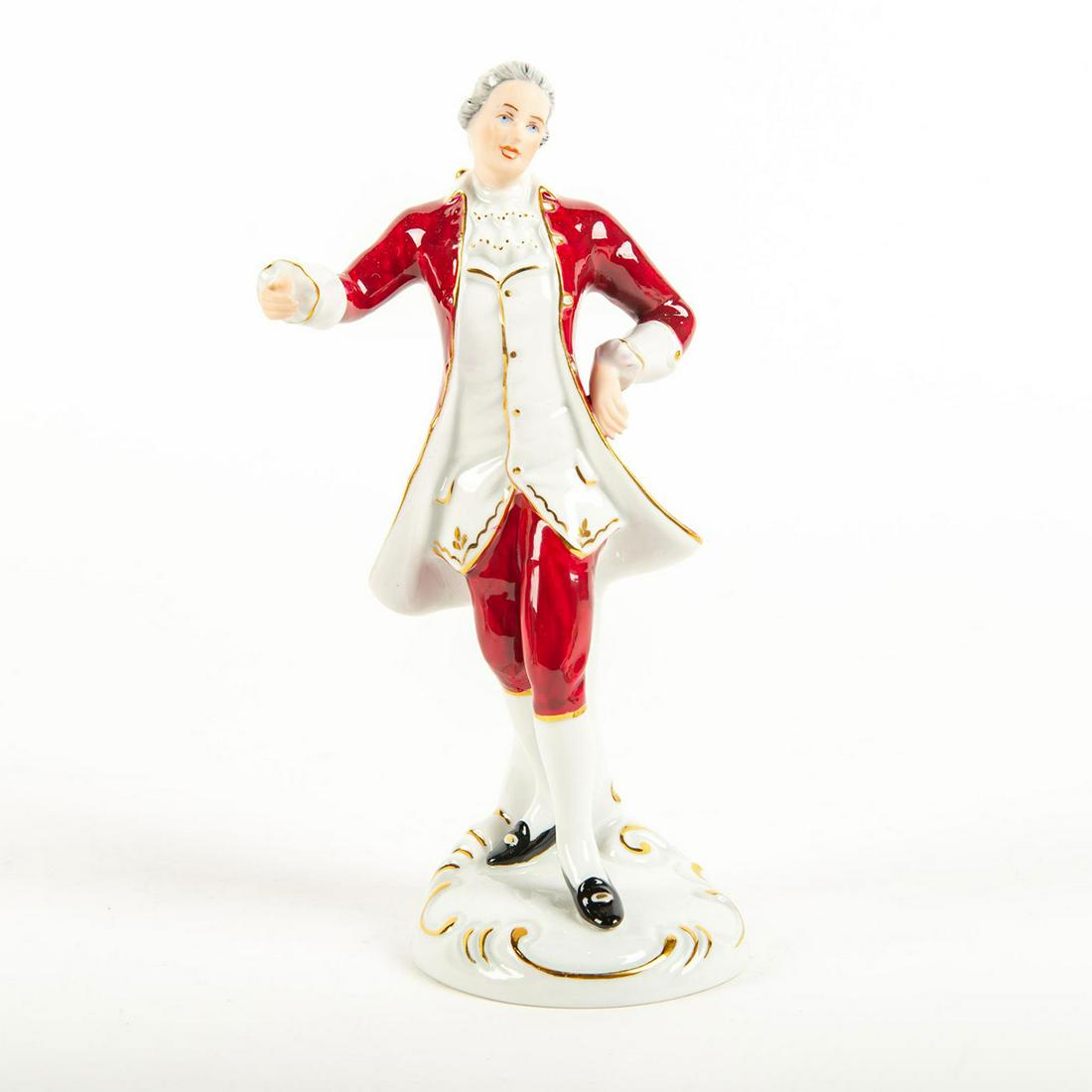 Royal Dux Bohemia Figurine, Male Dancer (1 of 3)