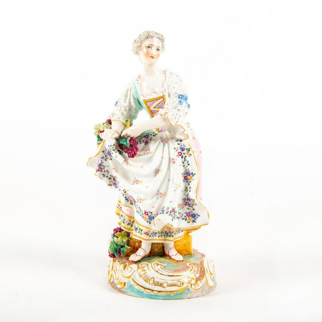 Vintage German Porcelain Lady Figurine, Harvester (1 of 3)