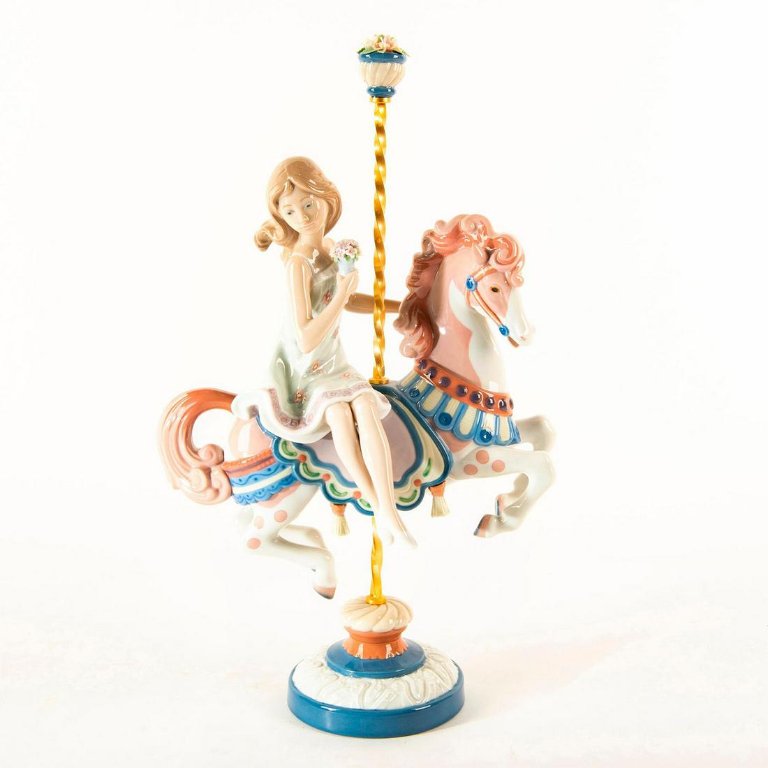 Girl On Carousel Horse 1985/2000 1001469 - Lladro (1 of 3)