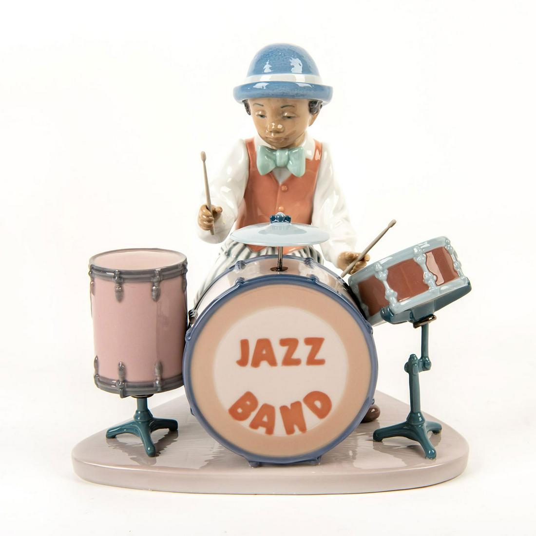 Jazz Drums 01005929 - Lladro Porcelain Figure (1 of 3)