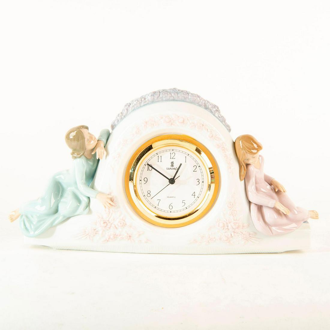 Two Sisters Clock 1991/2002 1005776 - Lladro Porcelain (1 of 3)