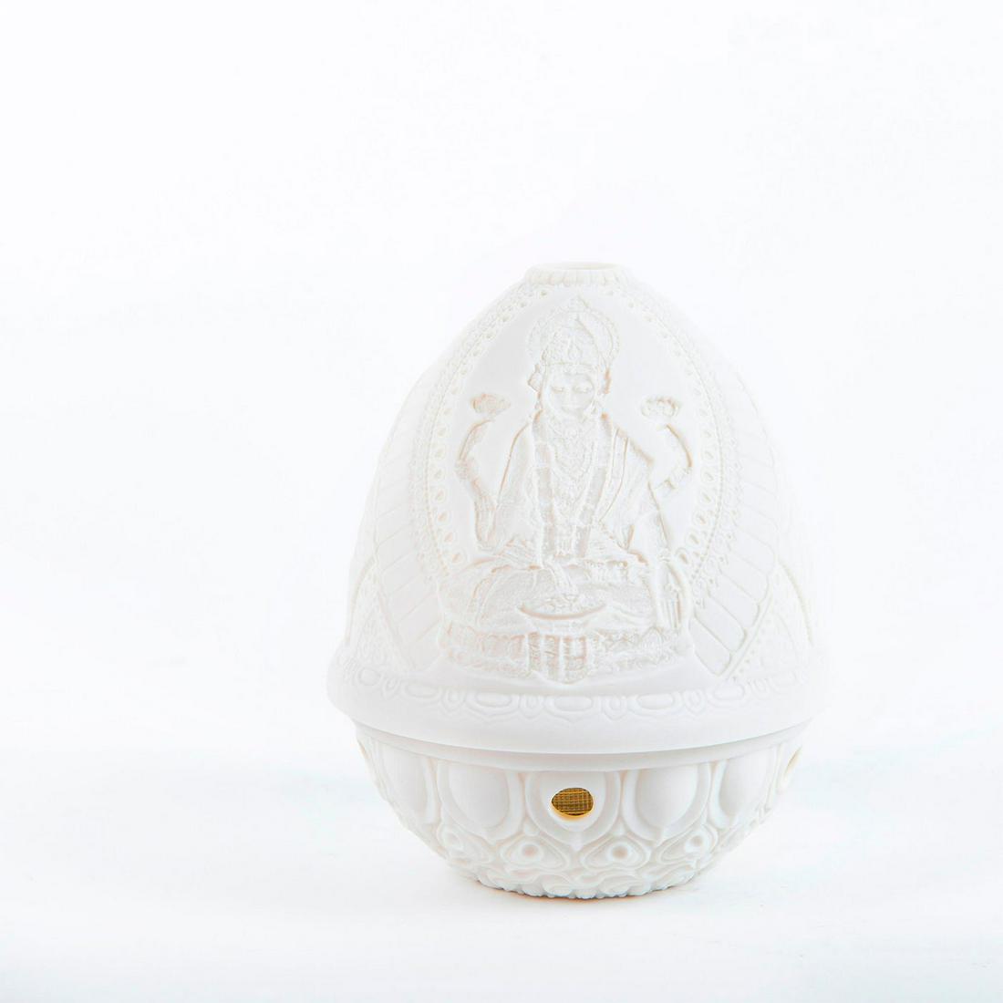 Lladro Porcelain Lithophane, Goddess Lakshmi 01017339 (1 of 3)
