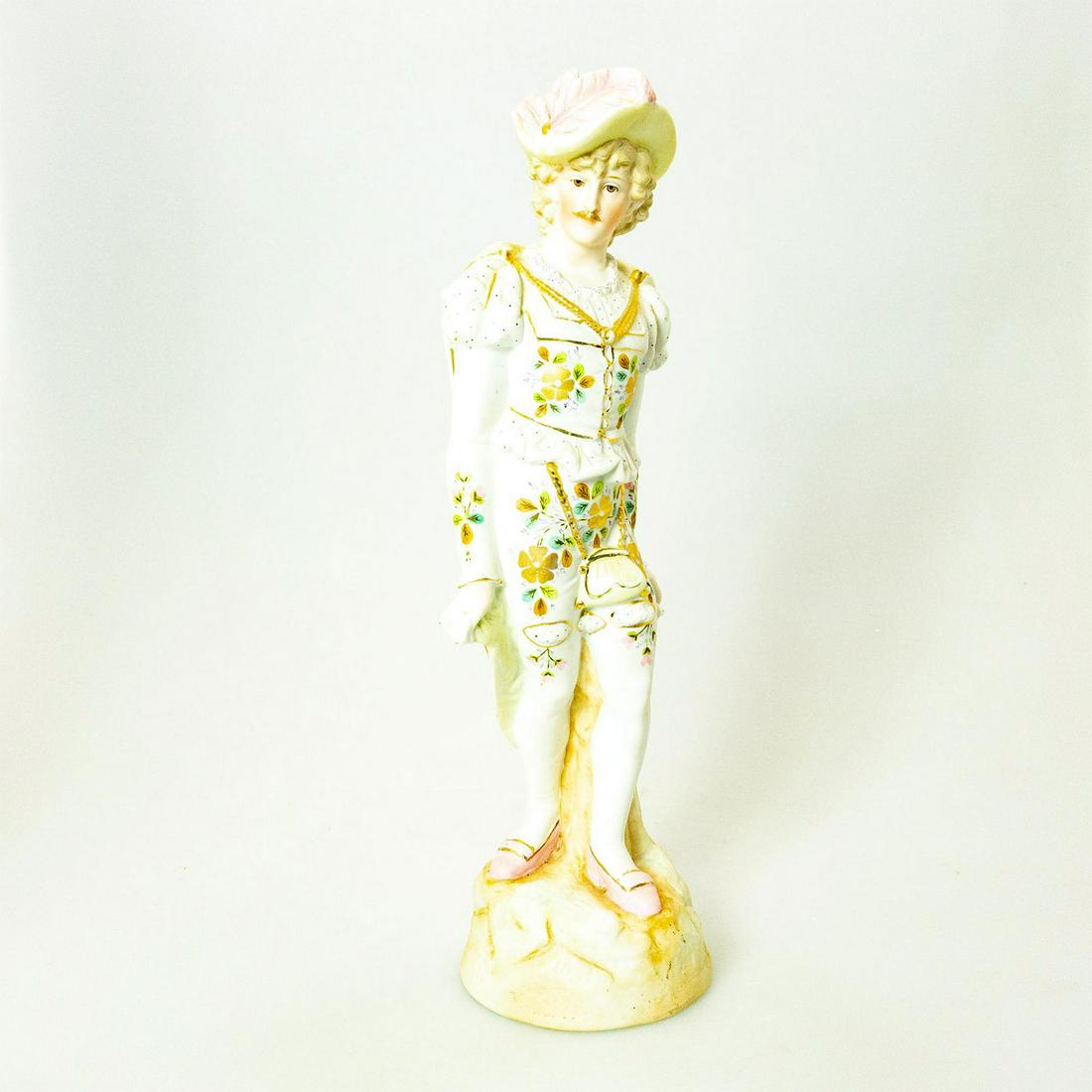 Vintage German-style Porcelain Figurine, Courtly (1 of 4)