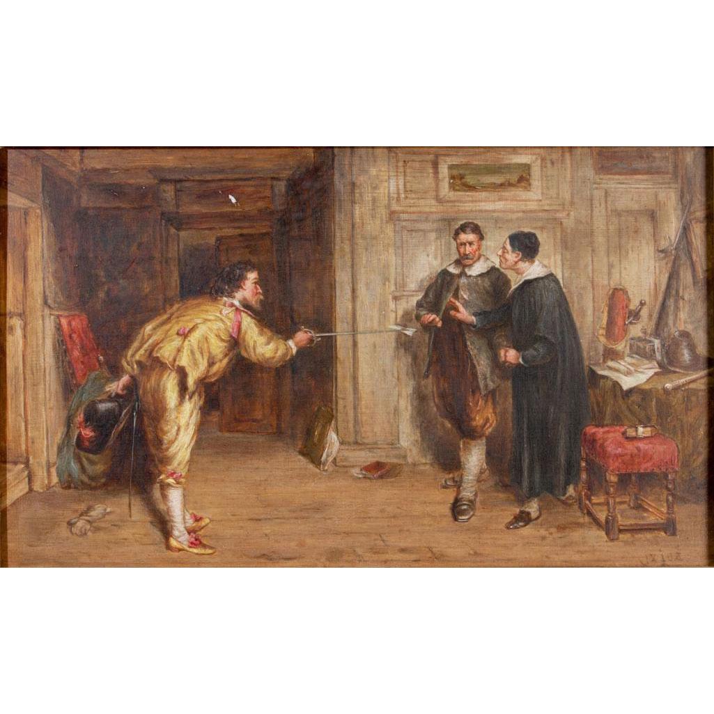 John D Watson Oil On Wood, Untitled, Framed (1 of 8)