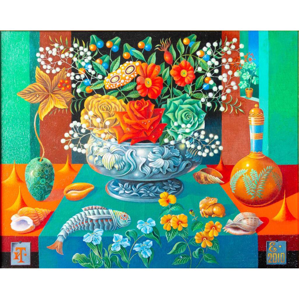 Igor Tulpanov (b. 1939) Framed Oil on Canvas, Untitled (1 of 7)