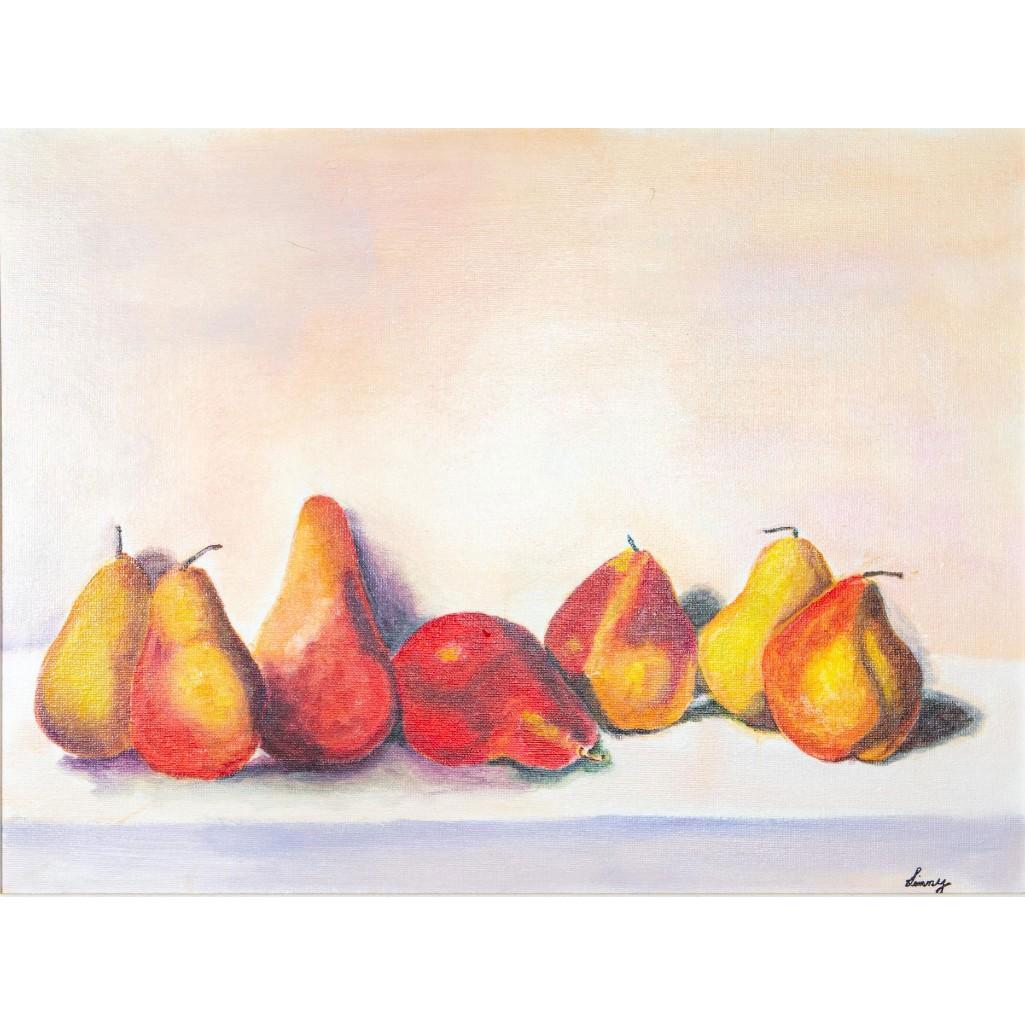 Linny Oil Painting, Pears, Framed (1 of 4)