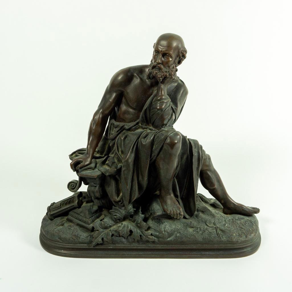 Patinated Bronze Sculpture, Style of Pierre Aubert (1 of 9)