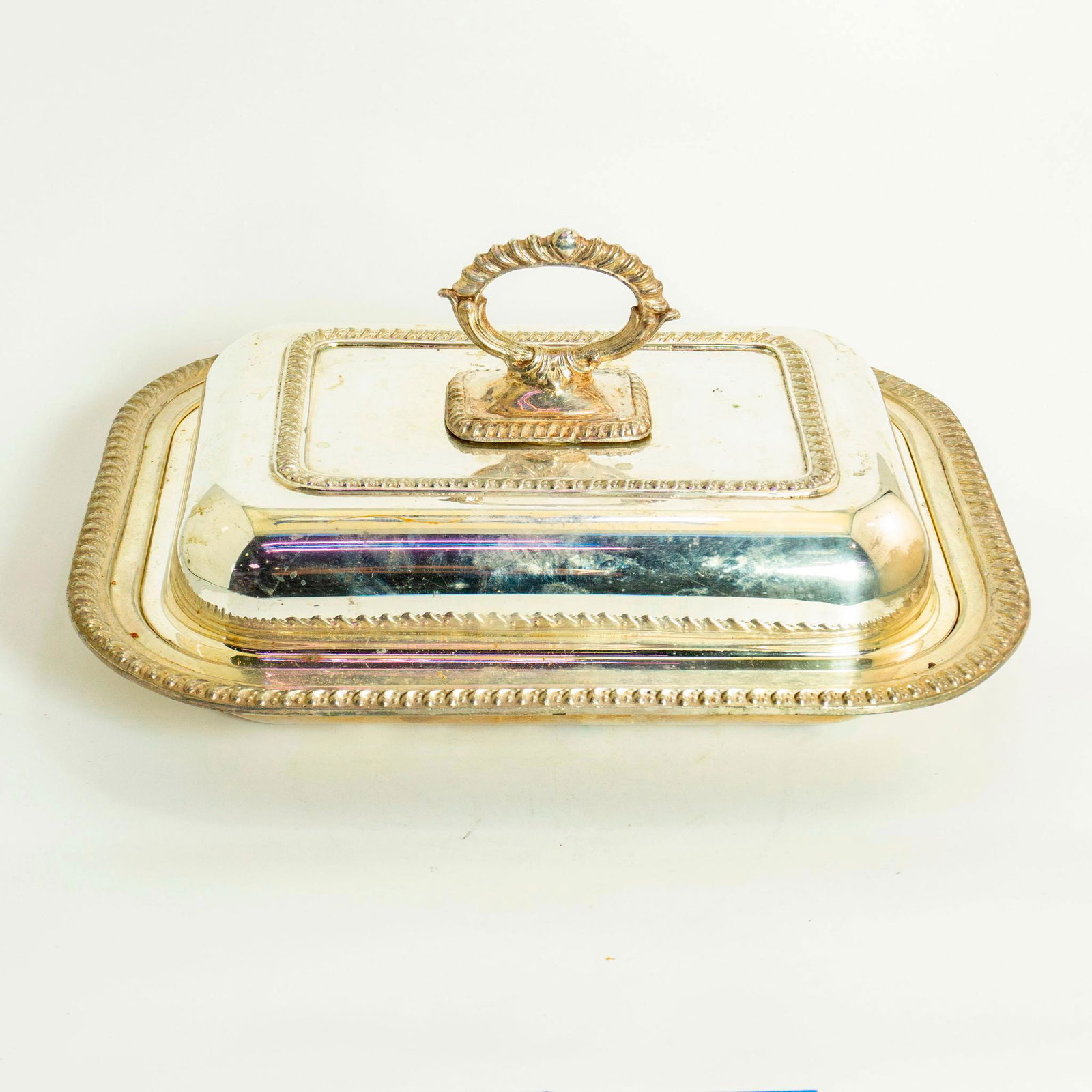 Vintage Silver Serving Dish with Lid (1 of 5)