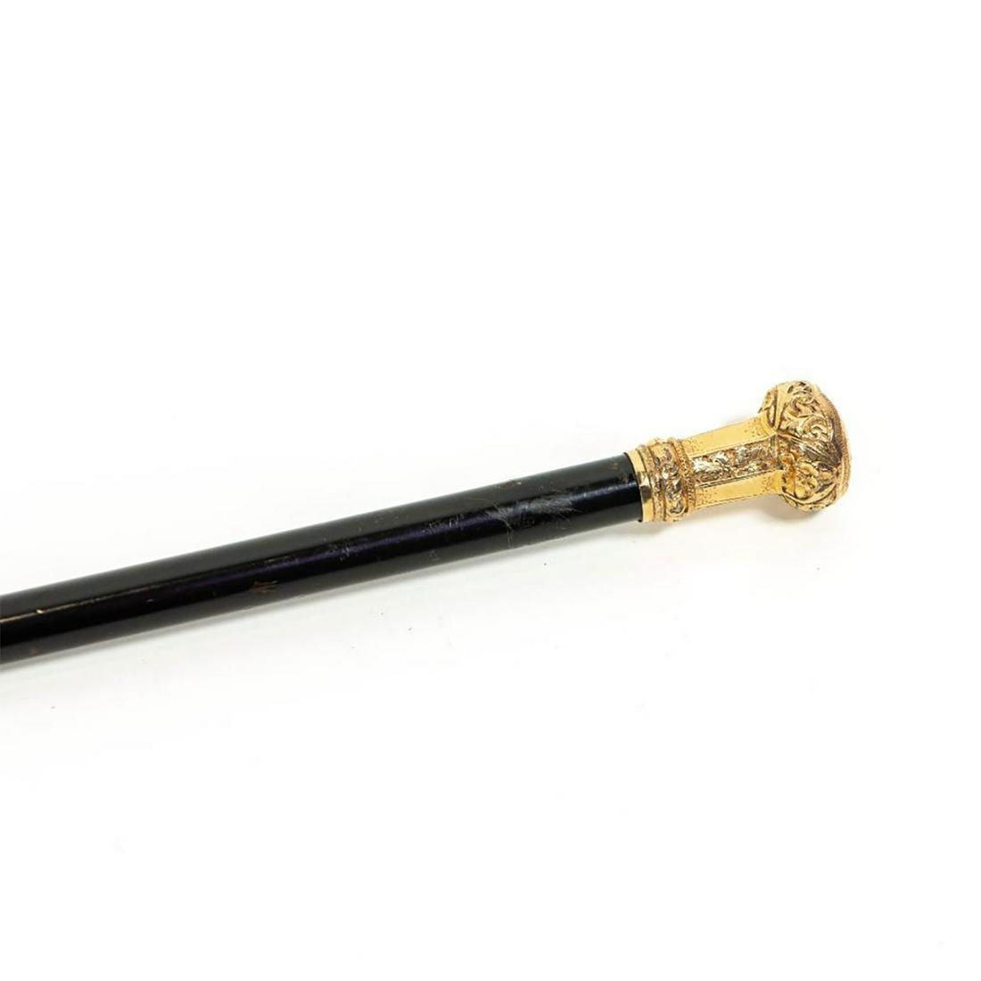 Gold Handle Presentation Cane (1 of 5)