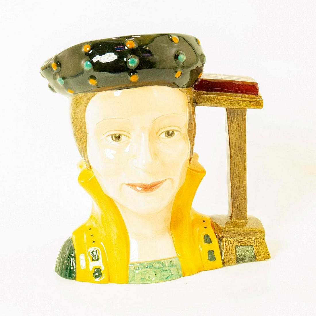 Catherine Parr D6664 - Large - Royal Doulton Character: Catherine Parr in black, brown and gold coloration. Series: Henry VIII and His Six Wives; Royalty. Catherine Parr (1512 - 1548) became Henry VIII's last wife on July 12, 1543, after being twice widowe