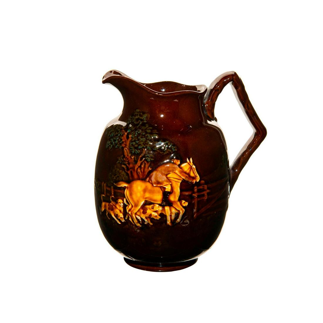 Kingsware Royal Doulton Whiskey Water Pitcher, Fox (1 of 3)