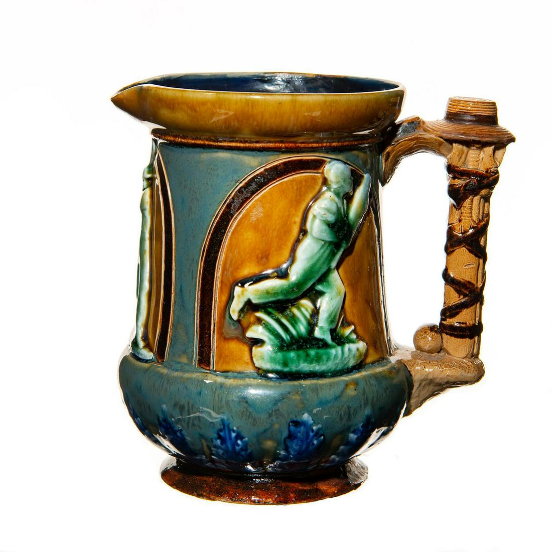 Doulton Lambeth Stoneware Mug, Batsman (1 of 5)