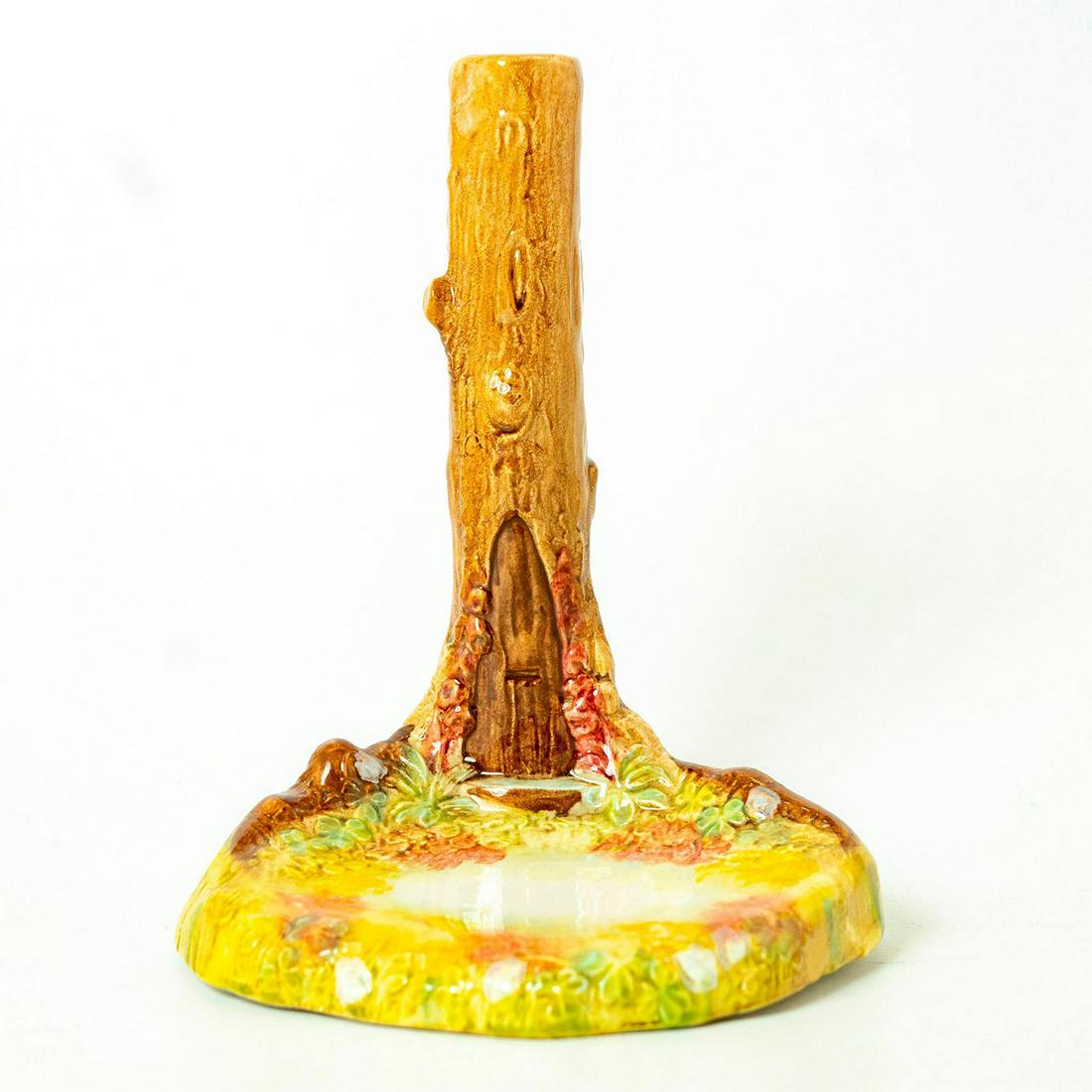 Beswick, Beatrix Potter Stand, Tree Lamp Base: Lone base. Tree with small wooden door modeled at ground level. Beswick backstamp. Artist: Albert Hallam and James Hayward Issued: 1958 - 1982 Dimensions: 7"H Country of Origin: England Manufacturer: