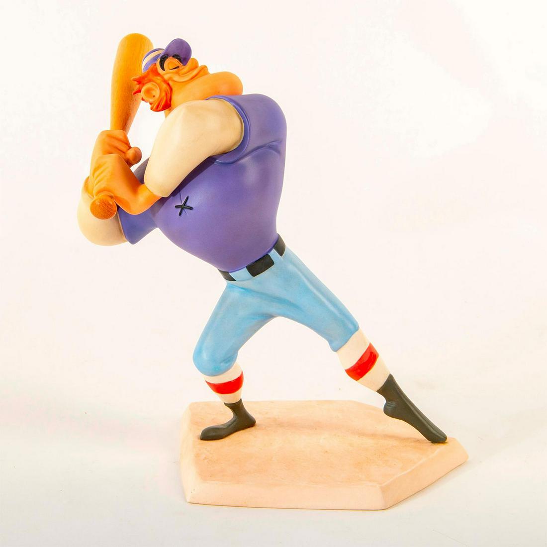 Disney Classics Figurine, Make Mine Music, Casey at the: From the American Folk Heroes, Casey stands confidently ready to take the next pitch. Includes original box. Includes certificate. Issued: 1996 Dimensions: 8.5"H Country of Origin: Thailand Manufactur