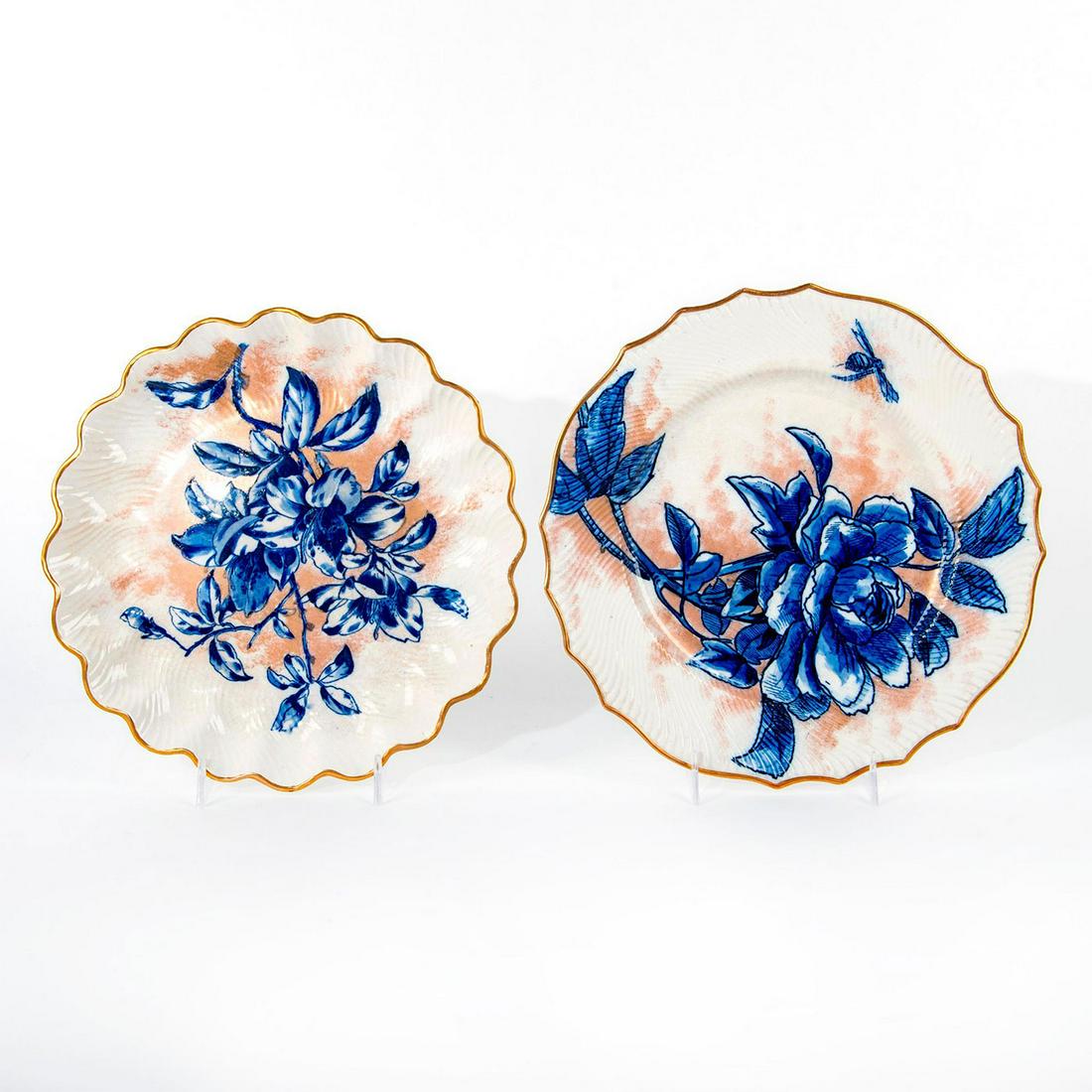 2 Doulton Burslem Floral Plates (1 of 2)
