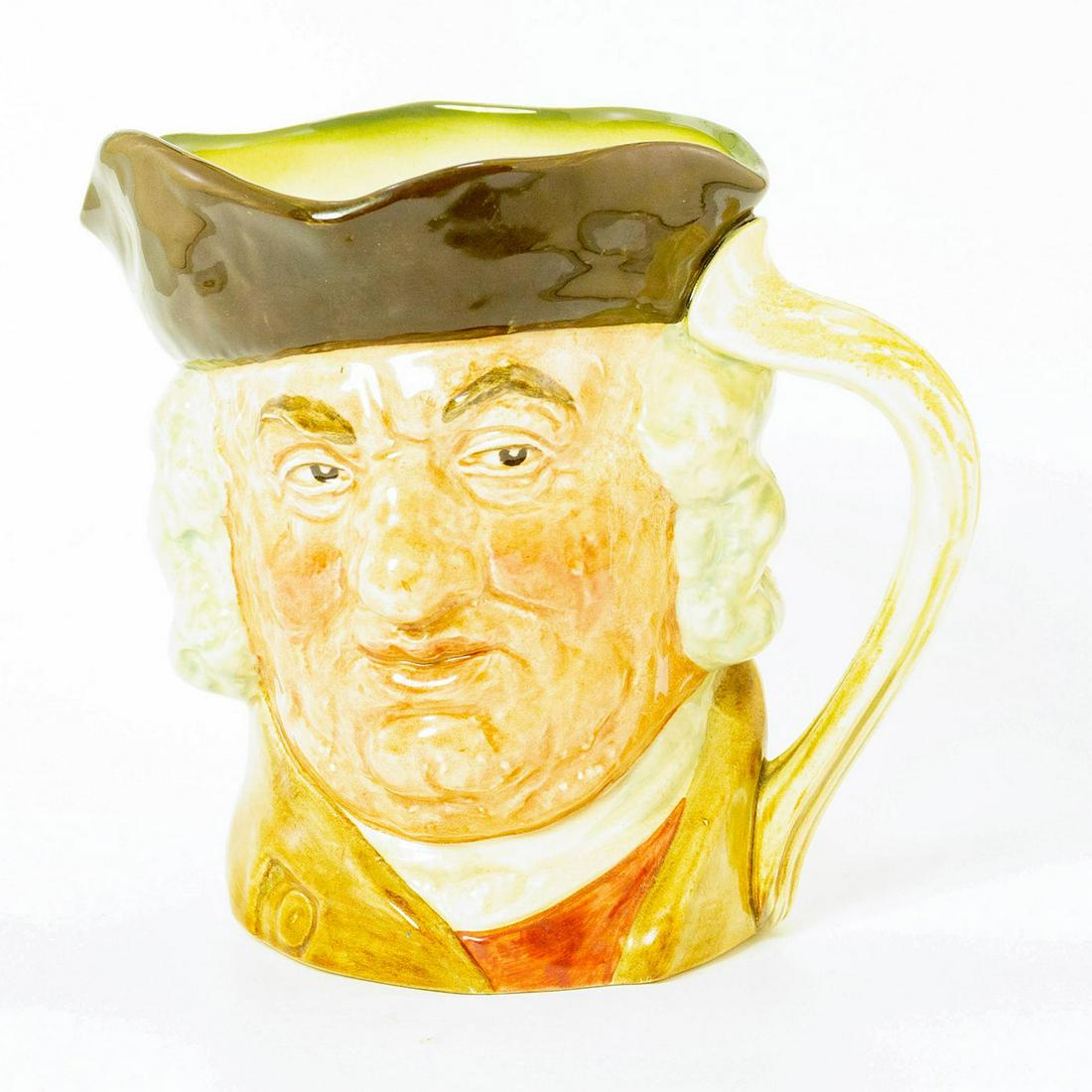 Sam Johnson D6289 - Large - Royal Doulton Character Jug: A celebrated poet, essayist and lexicographer. Royal Doulton backstamp. Artist: Harry Fenton Issued: 1950-1960 Dimensions: 6.25"H Manufacturer: Royal Doulton Country of Origin: England