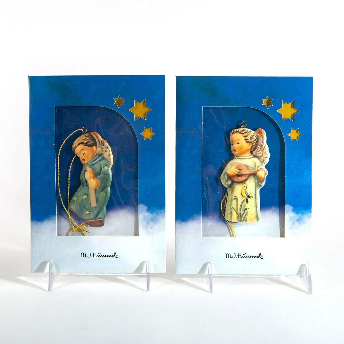 Set of 2 Hummel Ornaments: 2 Hummel Christmas ornaments in their original packaging. Manufacturer: Hummel Country of Origin: Germany
