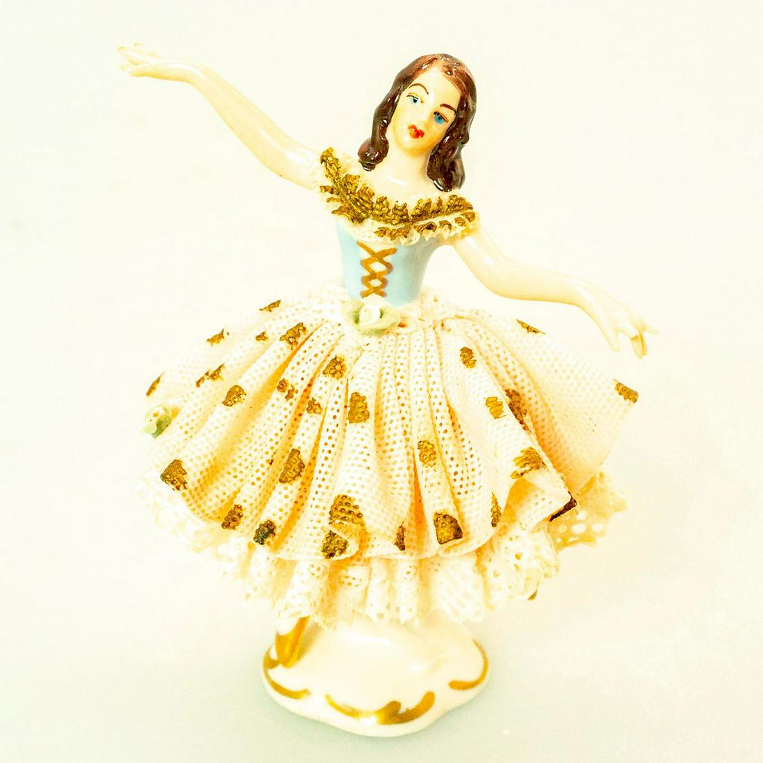 Dresden Art Figurine, Ballerina (1 of 3)
