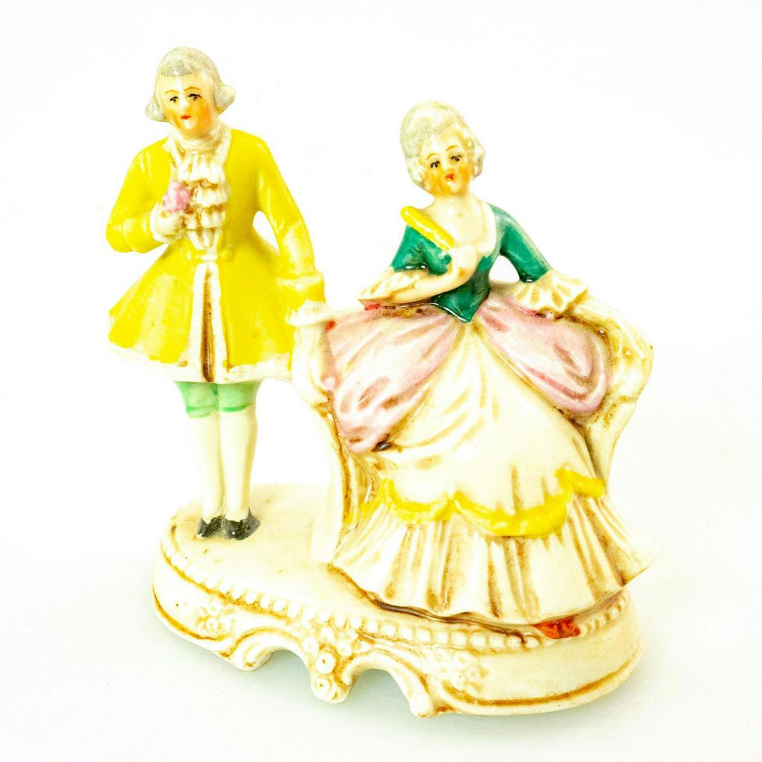 Vintage German Porcelain Figurine, Victorian Couple (1 of 5)