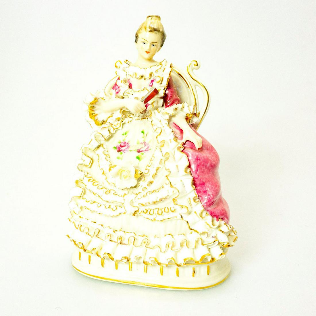 L'amour China Figurine, Pink Lady (1 of 3)
