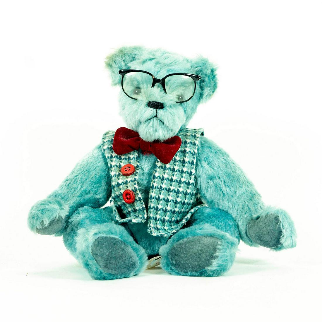 Vintage Teddy Bear, Bearcraft, Nerdy Bear (1 of 2)