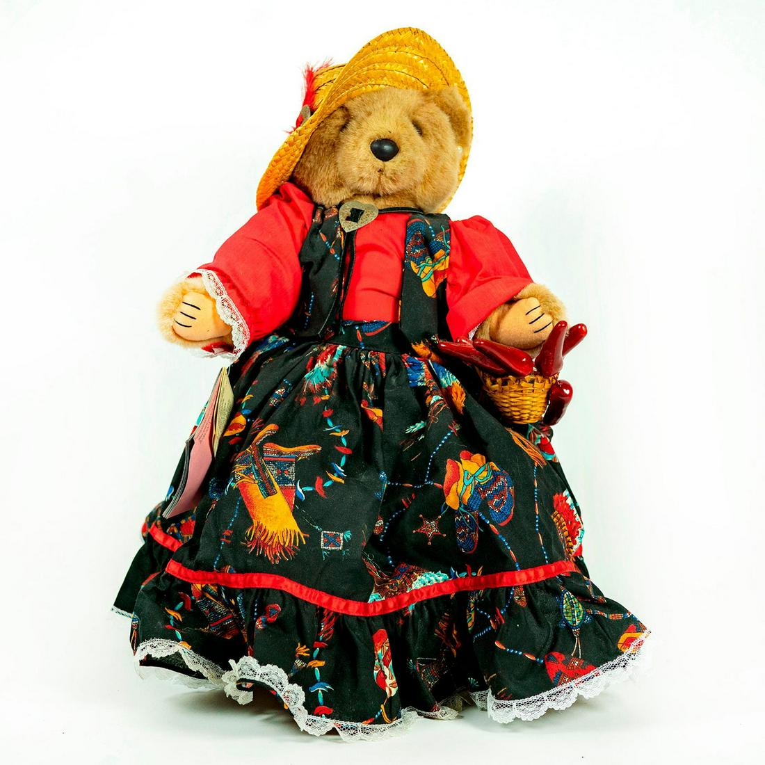 Vintage Teddy Bear, Bearly People, Sweet Virginia (1 of 3)