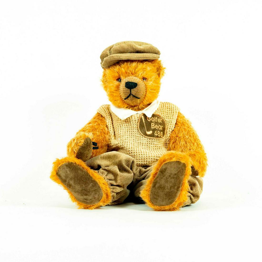 Vintage Teddy Bear, Hermann Spielwaren, Golfer Bear (1 of 3)