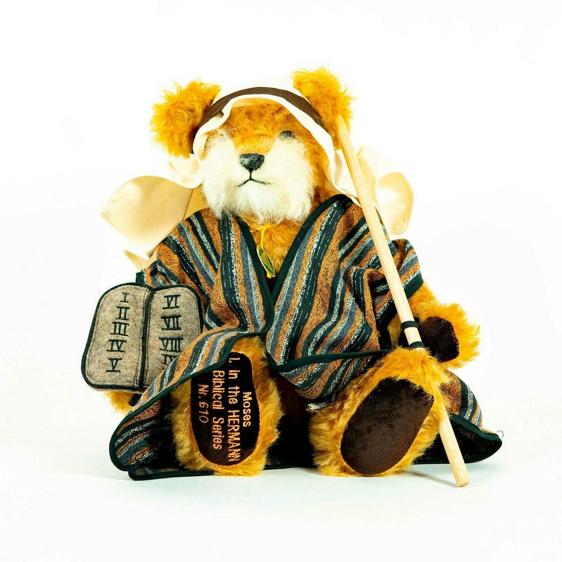 Vintage Teddy Bear, Hermann Spielwaren, Moses (1 of 4)