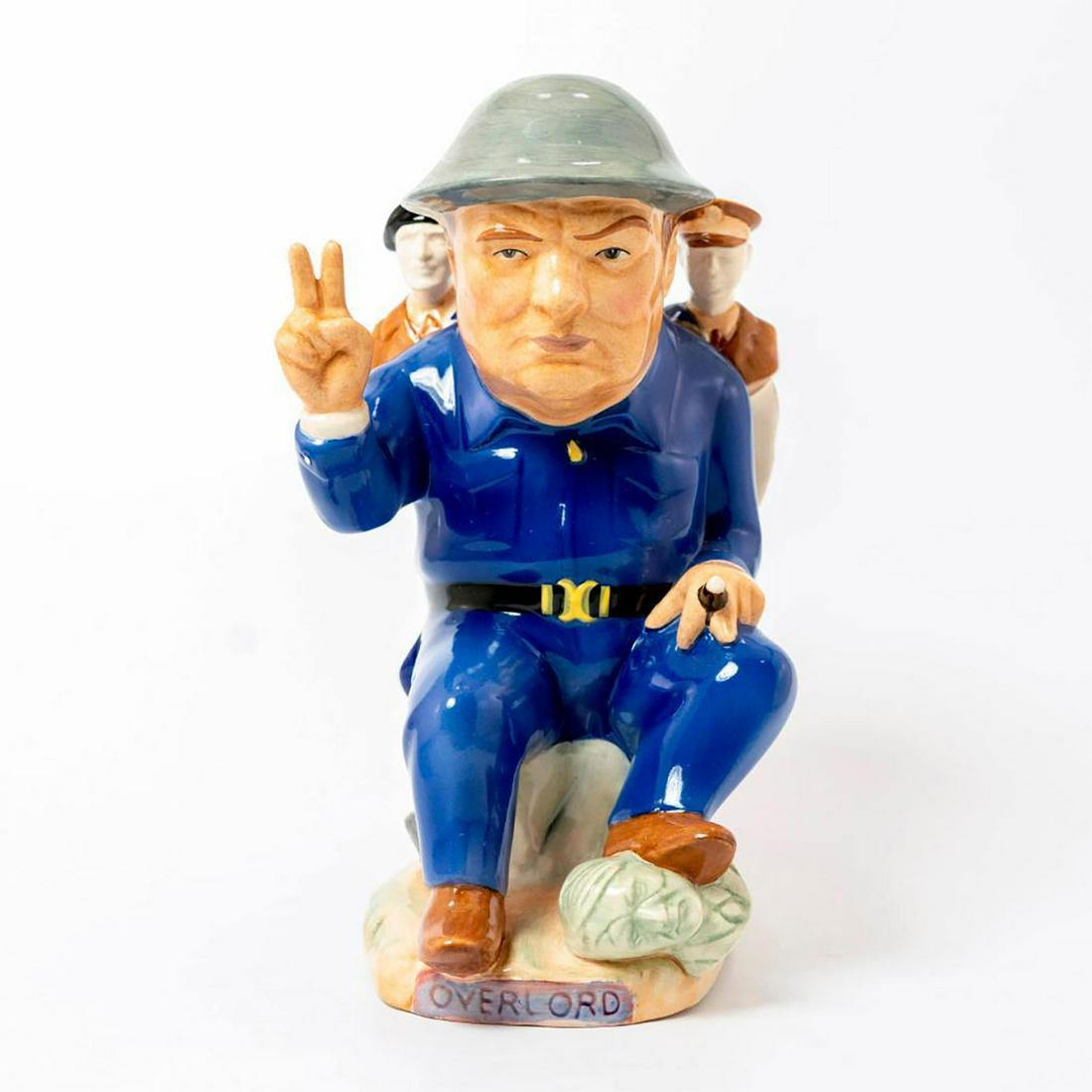 Kevin Francis Ceramics D- Day Toby Jug, Winston (1 of 5)