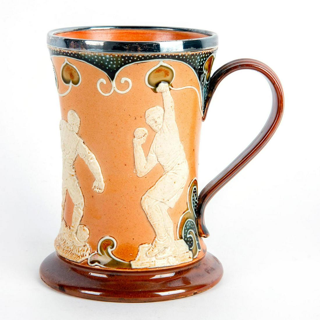 Doulton Lambeth Beer Sporting Mug (1 of 4)