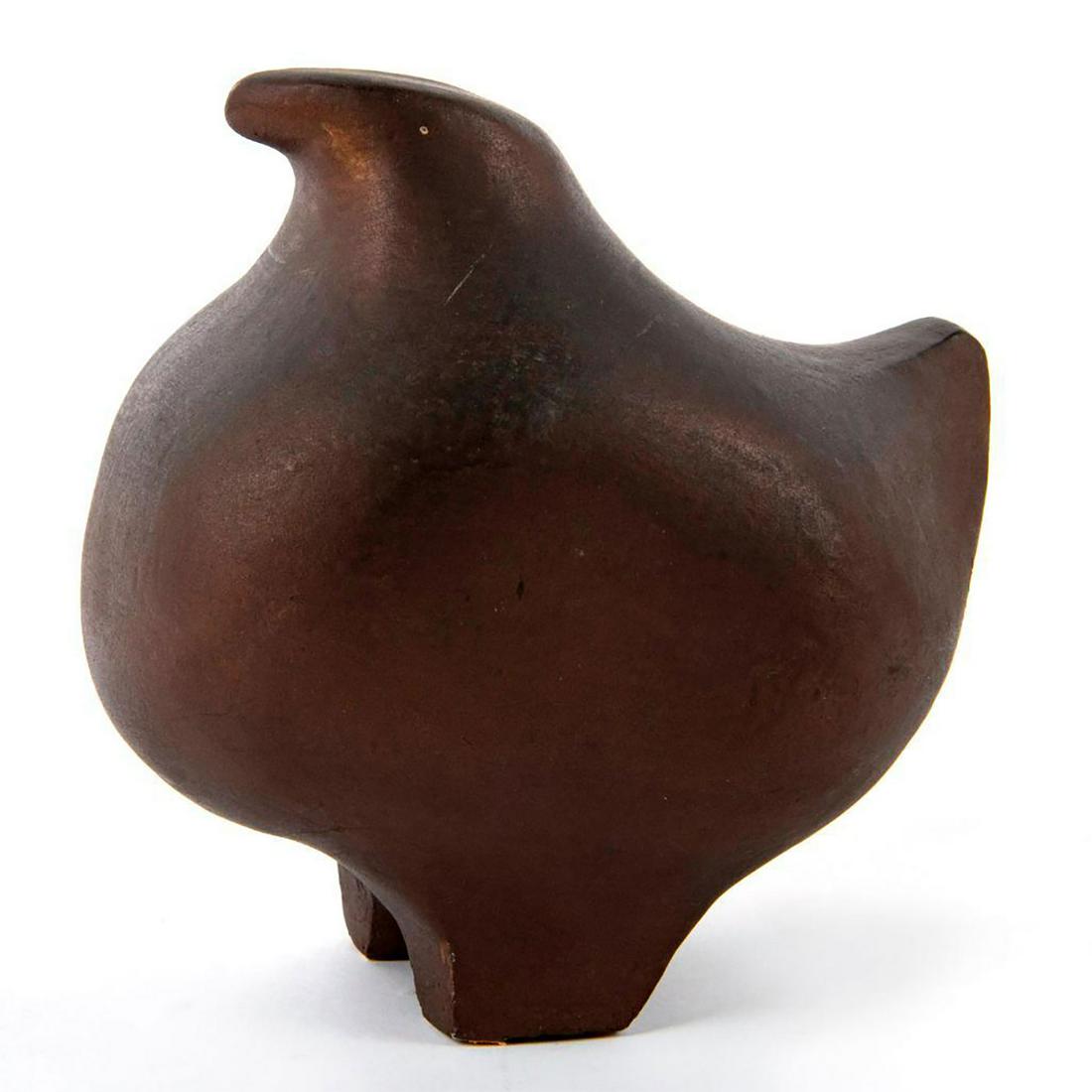 Vintage Clay Animal Sculpture, Bird Form (1 of 6)