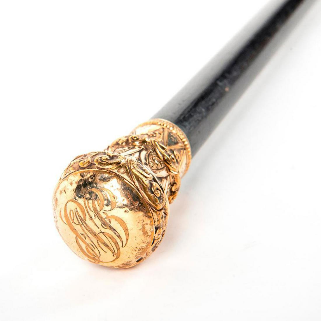 Gold Handle Presentation Cane (1 of 5)