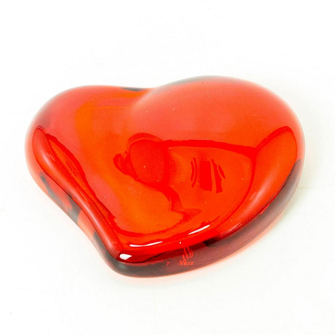 Tiffany & Co, Crystal Heart Paperweight (1 of 3)