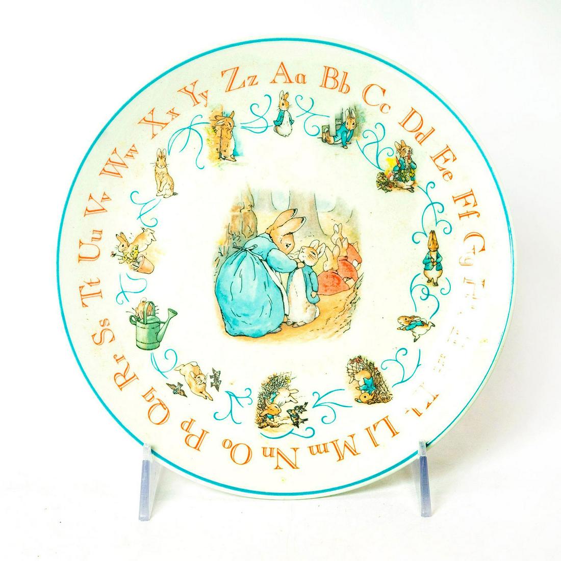 Wedgwood Alphabet Plate, Beatrix Potter, Peter Rabbit (1 of 2)