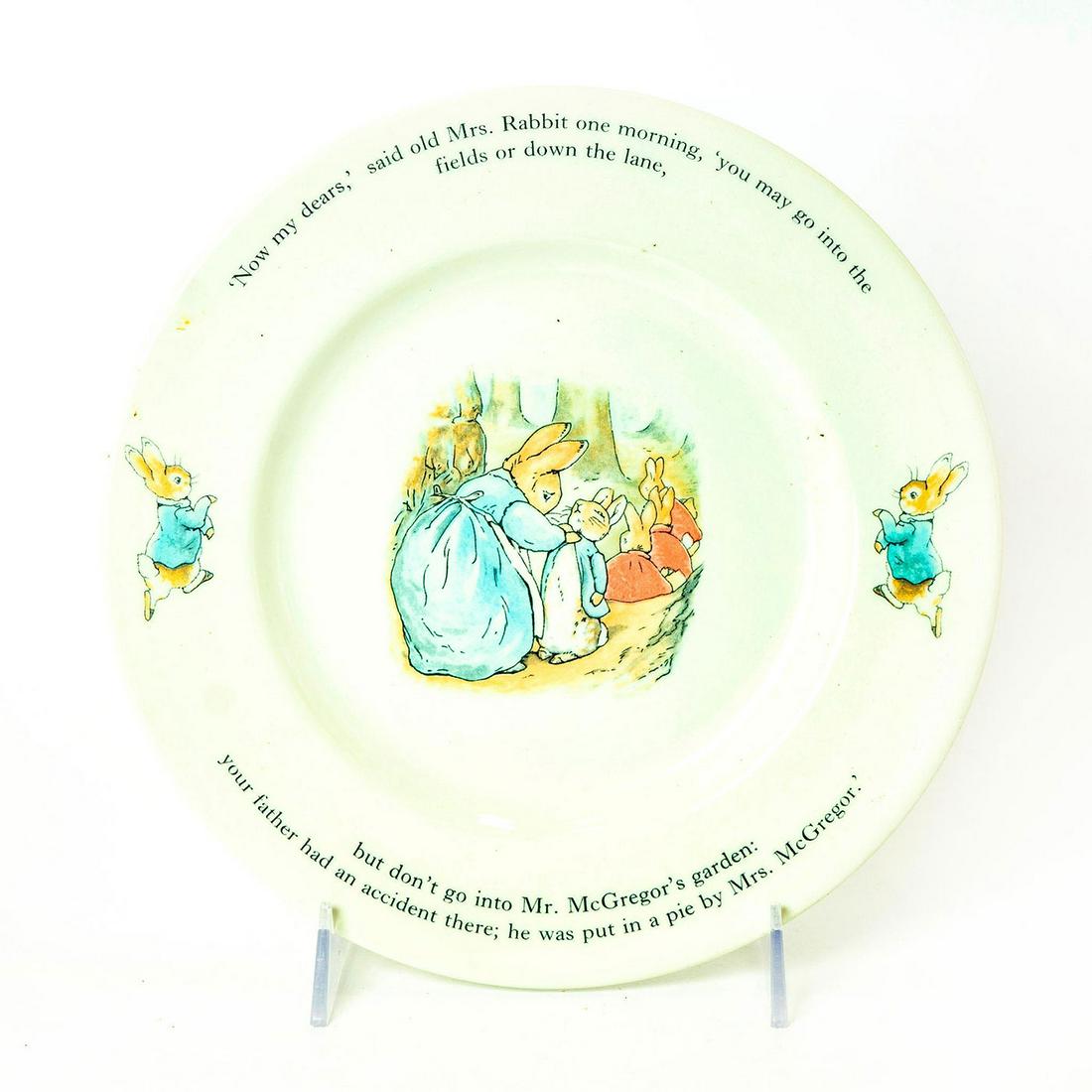 Wedgwood Beatrix Potter, Peter Rabbit Plate (1 of 2)