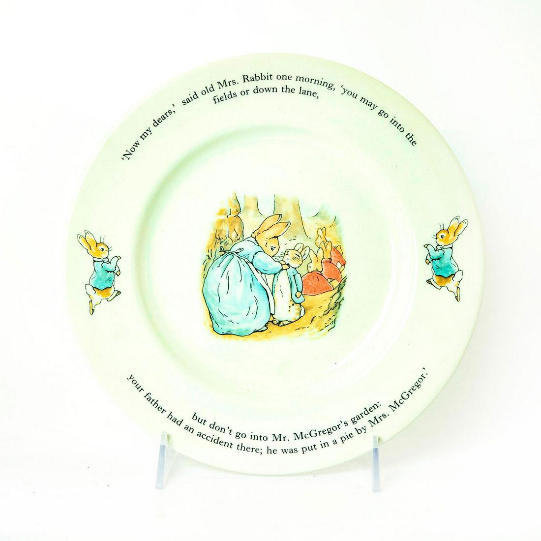 Wedgwood Beatrix Potter, Peter Rabbit Plate (1 of 2)
