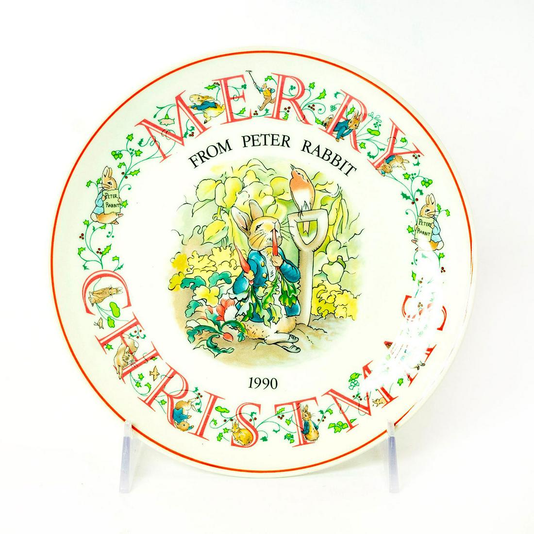 Wedgwood Nursery Ware, Beatrix Potter, Christmas Plate (1 of 2)