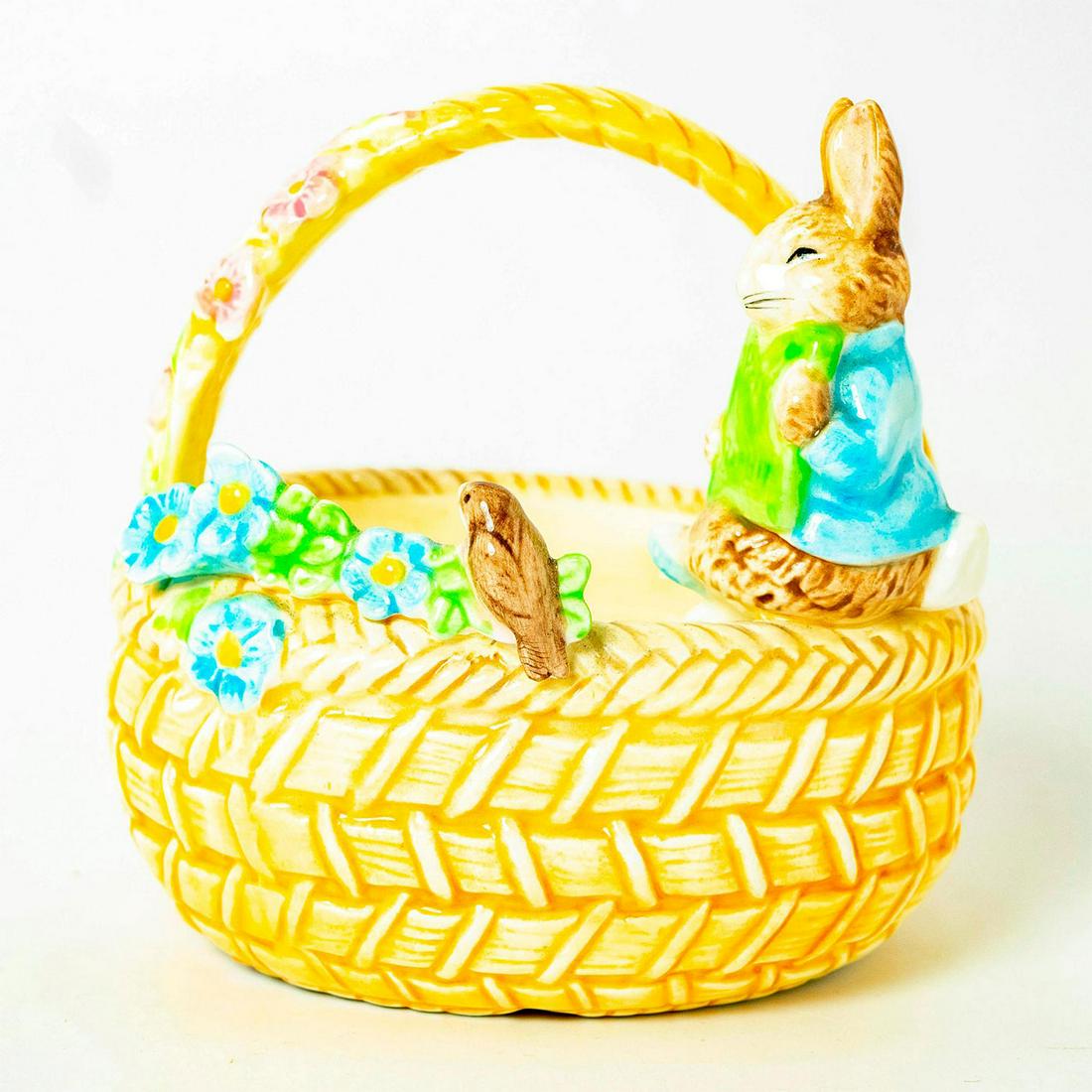 Schmid Music Box, Beatrix Potter, Peter Rabbit Basket (1 of 4)